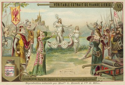 Escena de la ópera Lohengrin de Richard Wagner de European School